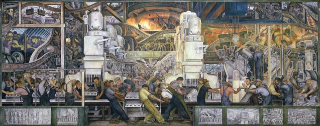 Diego Rivera Detroit Industry Mural 1923