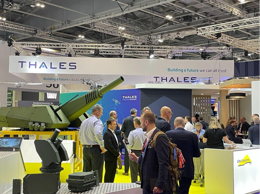 Thales and Elbit Systems, DSEI 2023. Credit: Nico Edwards